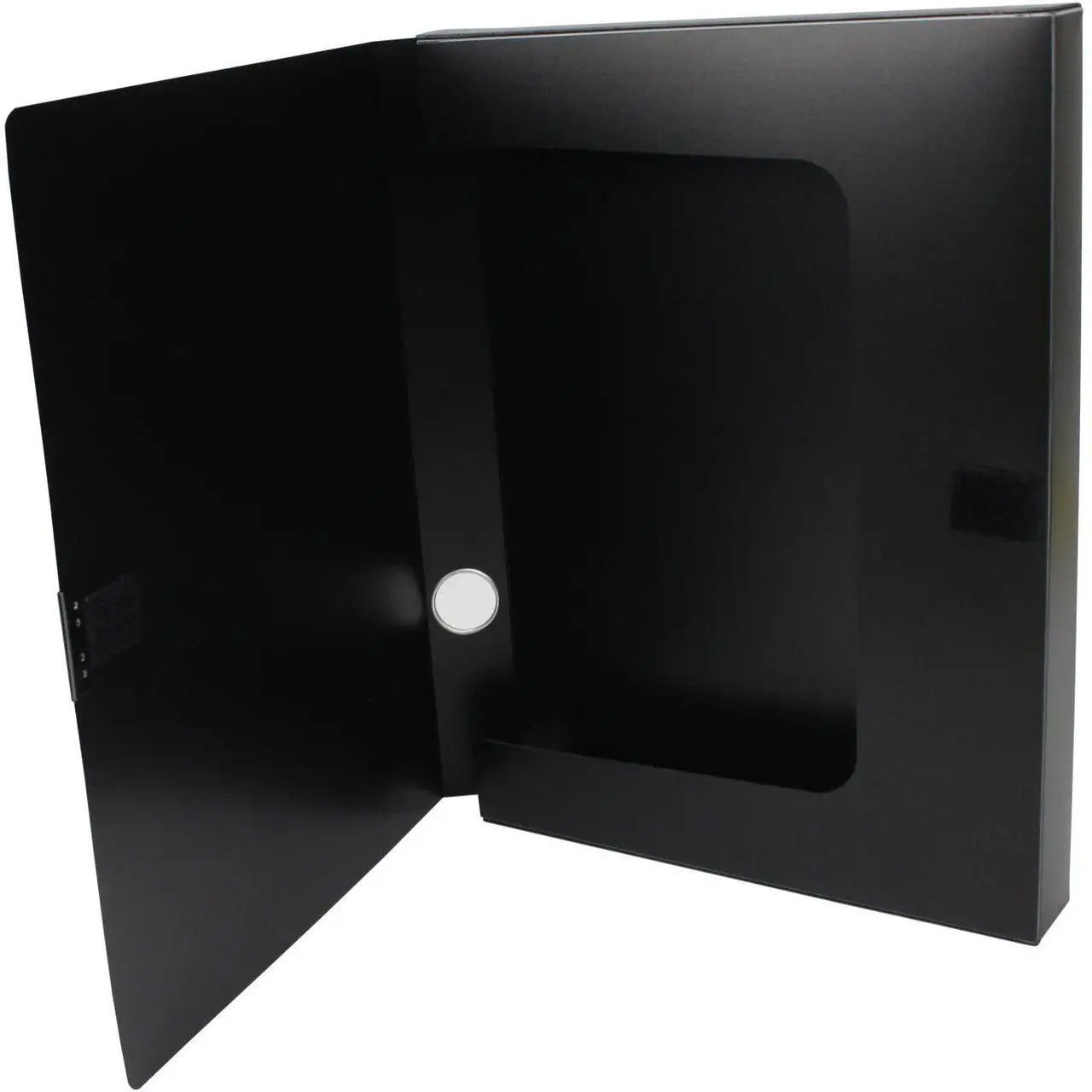 Папка-бокс на липучке А4, 36мм., черн. Axent - фото 5