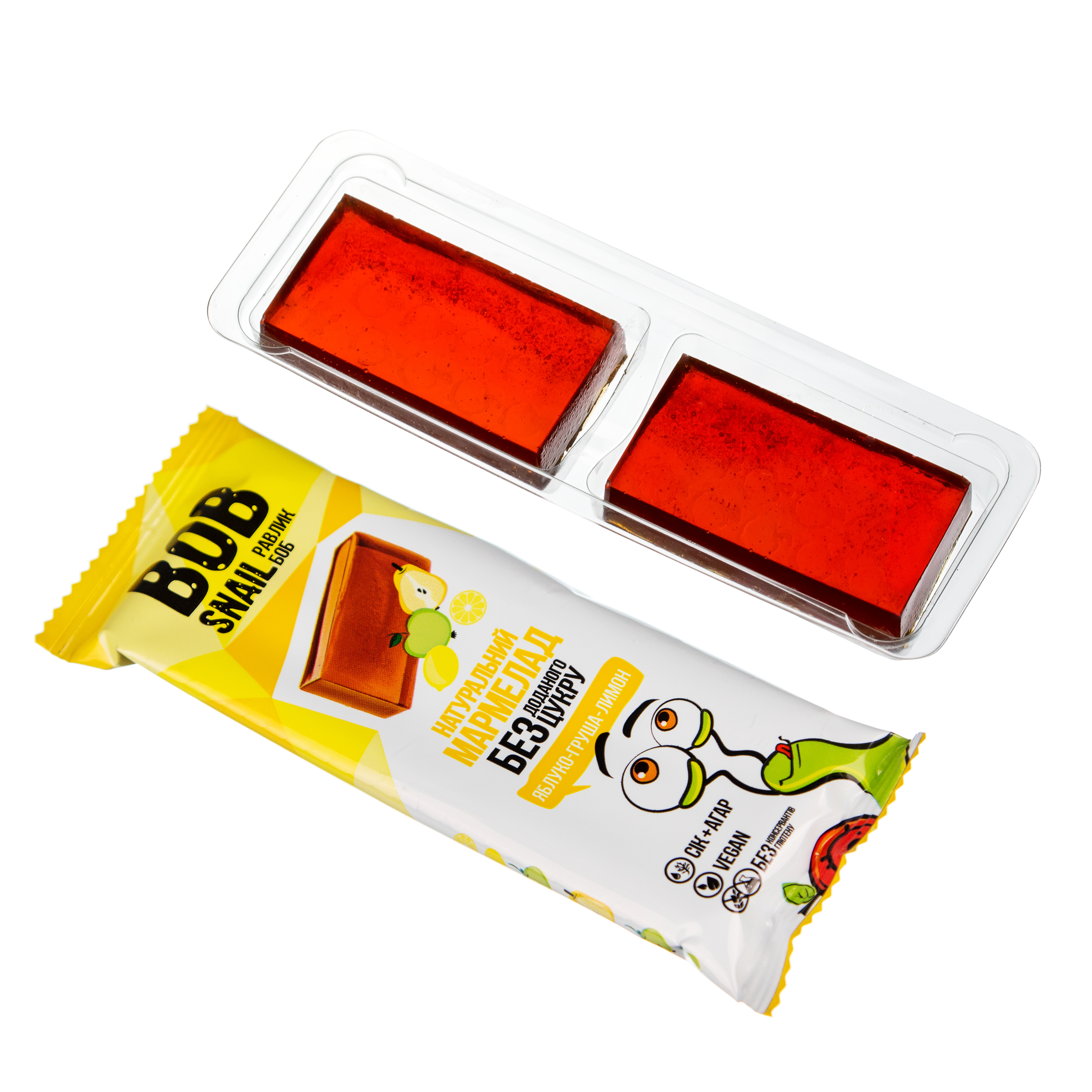 Мармелад натуральний фруктовий Яблуко-Груша-Лимон 