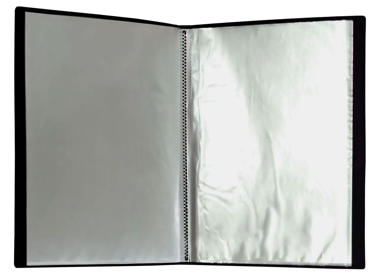 Папка на 10 файлів, пластик, товщина 600мкм., чорн. Scholz - фото 4