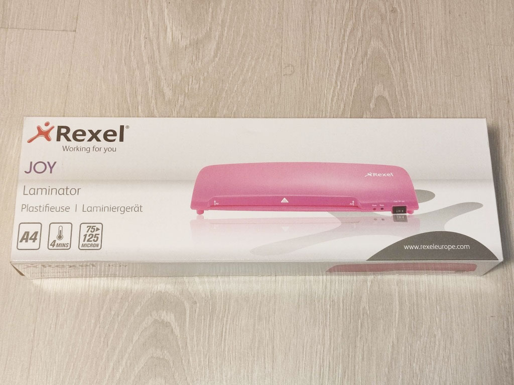 Ламінатор А4 JOY Pretty Pink, щільність плівки 75 - 125мкм. рожев. Rexel - фото 3