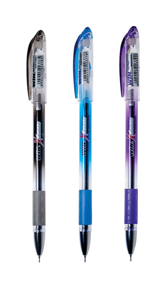 Гелевая ручка X-TEN, корпус прозр., стержень син. WIN - фото 2