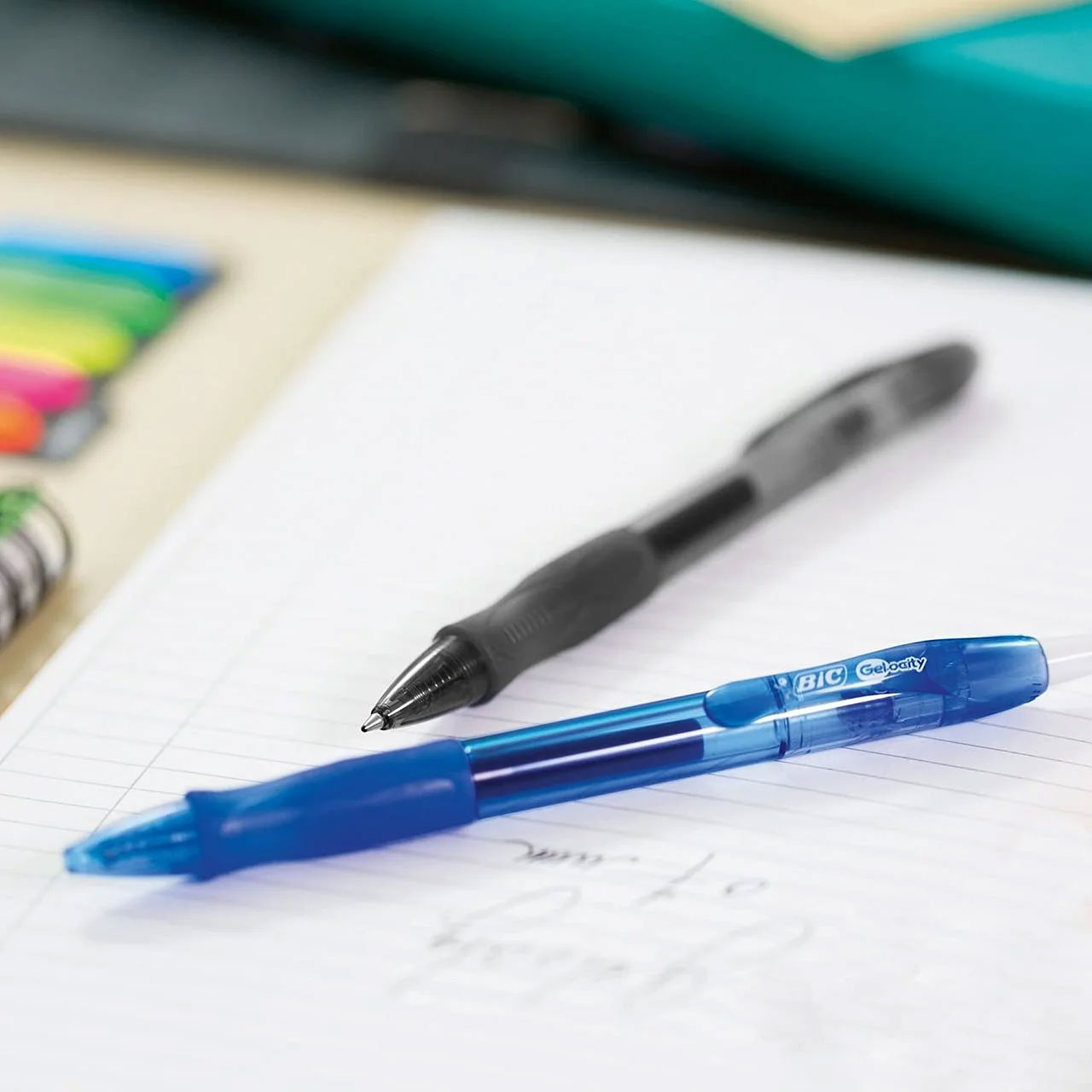 Гелевая ручка Gel-Ocity Original, 0,7мм., корпус черн., стержень черн. Bic - фото 3