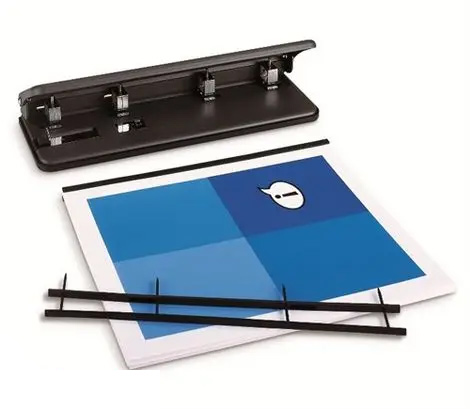 Біндер для пластикових пружин Desktop Velobinder, до 200арк., діркопробивач на 20арк., сталь. GBC - фото 3