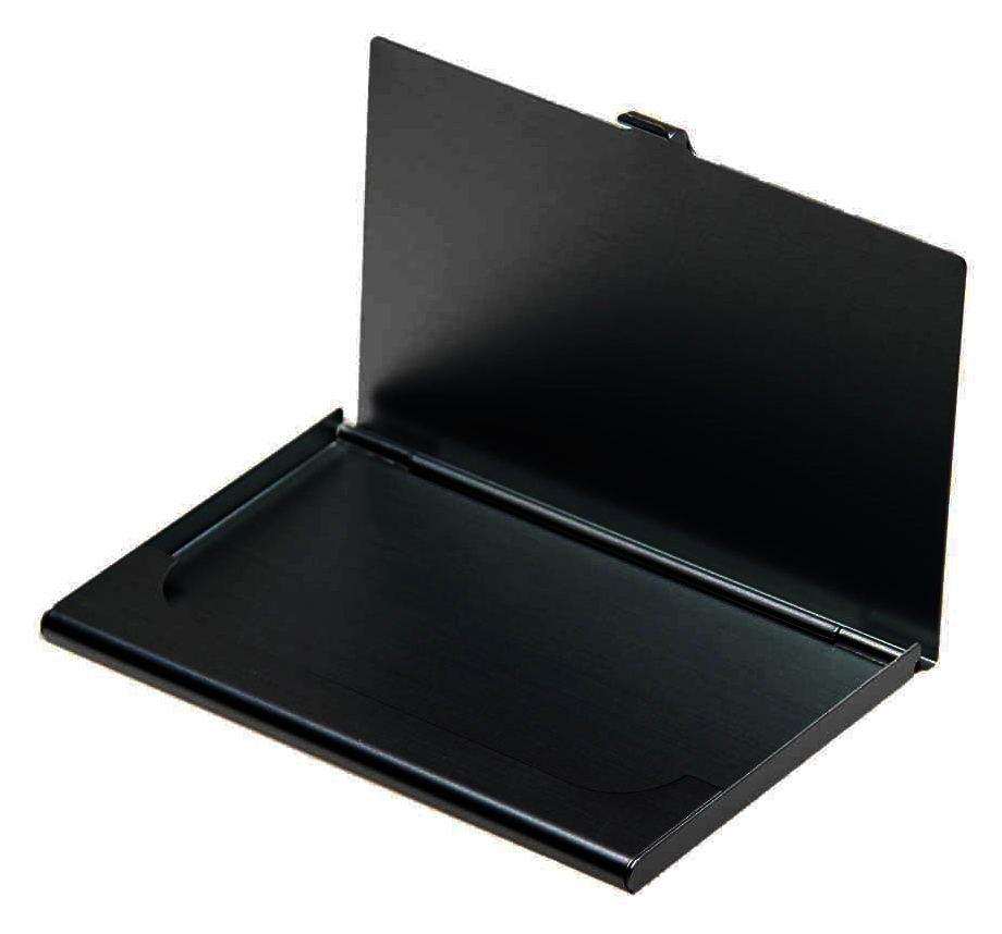 Візитниця кишенькова сталь, чорн. Китай - фото 1