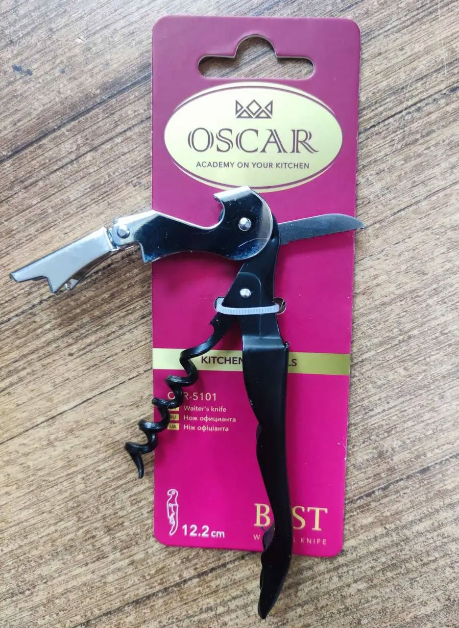 Відкривач для пляшок + штопор (OSR-5101) Oscar - фото 3