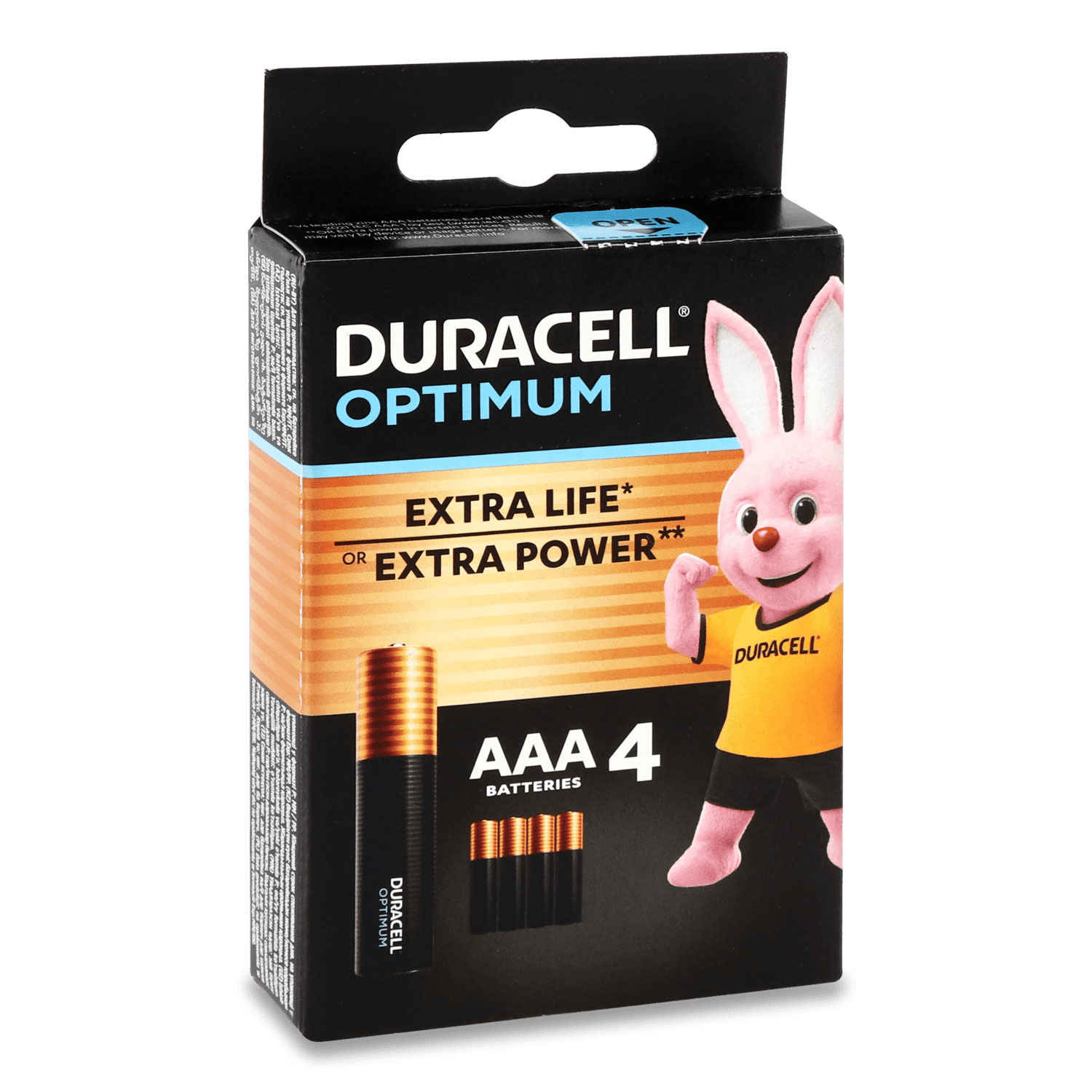 Батарейка LR03/ААА/MN2400 Optimum, 4шт./уп. Duracell - фото 7