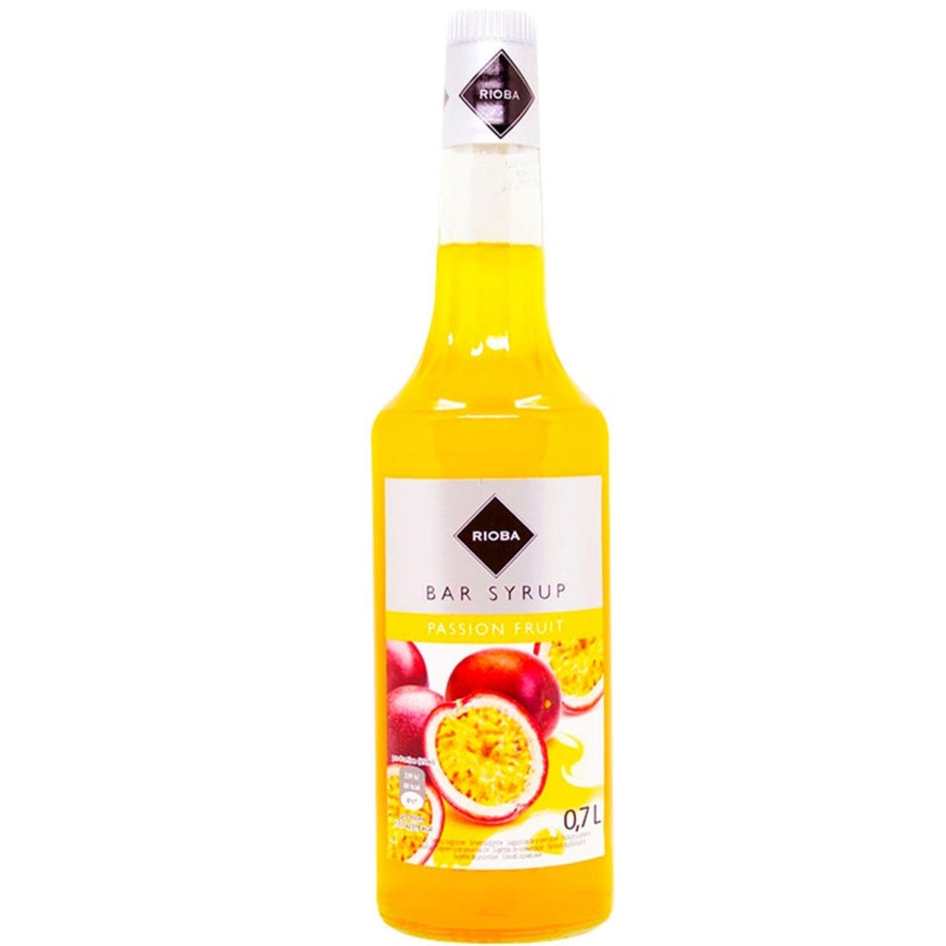 Сироп десертний 0,7л., зі смаком маракуї Rioba - фото 1