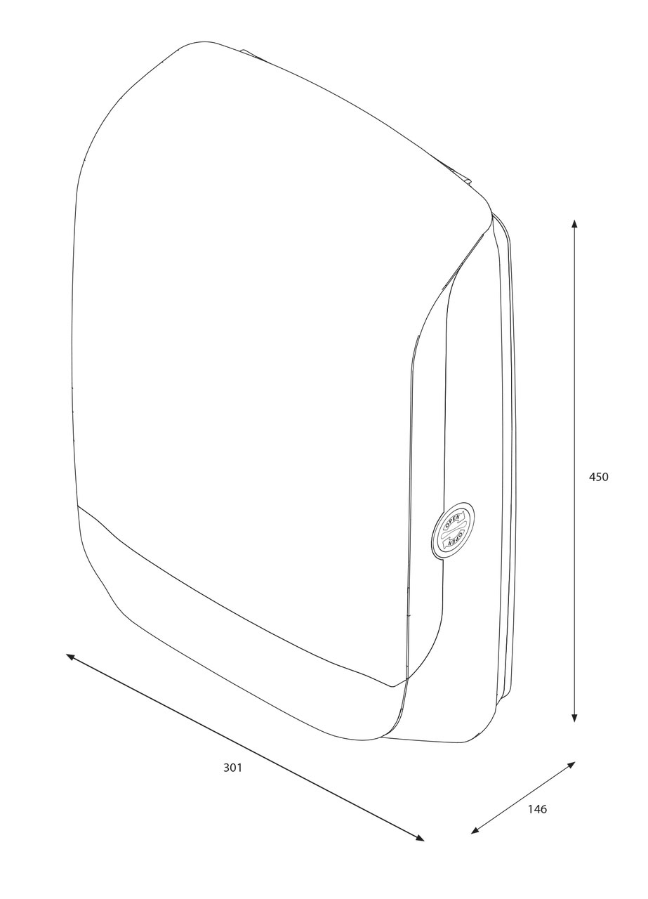 Диспенсер для полотенец Inclusive Hand Towel M, C-Fold, Non Stop, One Stop и Zig Zag, бел. (90168) Katrin - фото 4