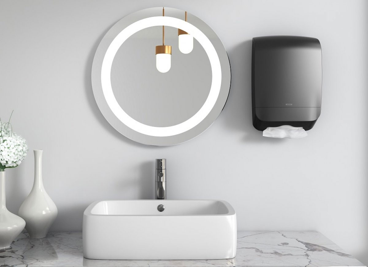 Тримач для рушників Inclusive Hand Towel M, C-Fold, Non Stop, One Stop и Zig Zag, чорн. (92063) Katrin - фото 6