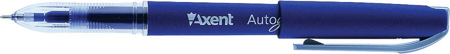 Гельова ручка Autographe, корпус син, 0,5мм., стержень син. Axent - фото 1