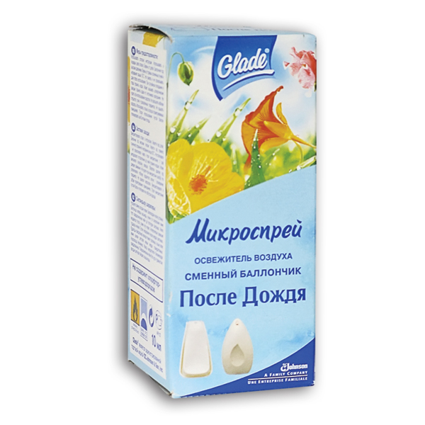 Запаска освіжувач повітря SPA мікроспрей Дощова свіжість GLADE - фото 1