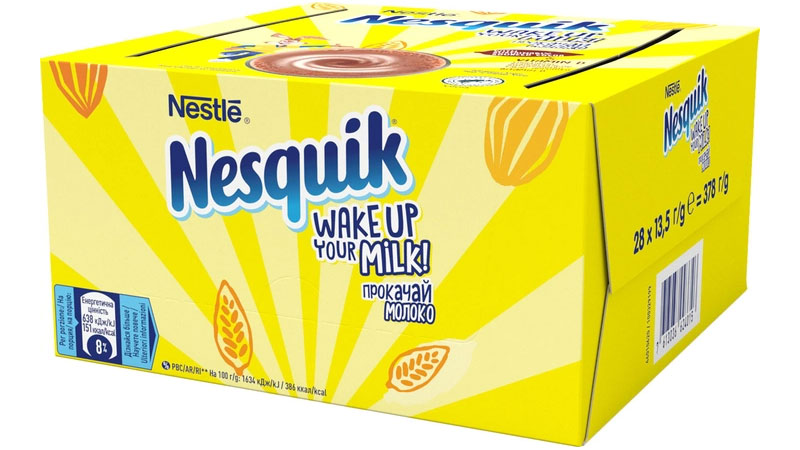 Какао-напій Nesquik швидкорозчинний, 13,5г. у стіках, 28шт./уп. Nestle - фото 4