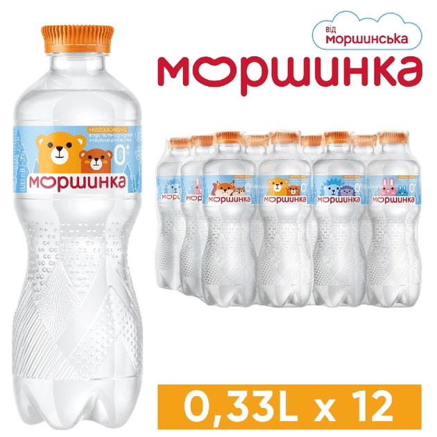 Вода дитяча мінеральна негазована 0,33л. 
