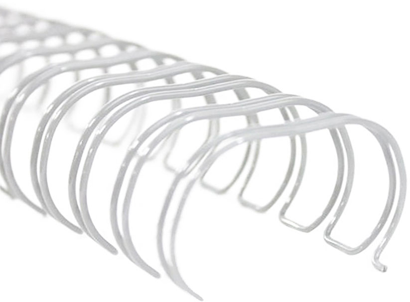 Пружини метал. 25,4 мм.; 2:1, 15шт/уп., біл. D&Art - фото 2