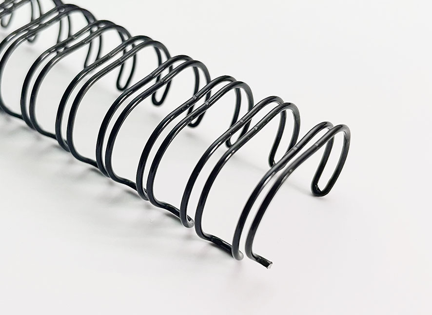 Пружины метал. 9,5 мм.; 3:1, 100шт./уп. черн. D&Art - фото 1