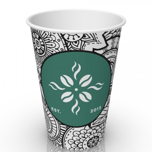 Стакан бумажный 340мл., 50шт./уп., с рисунком Украина - фото 6