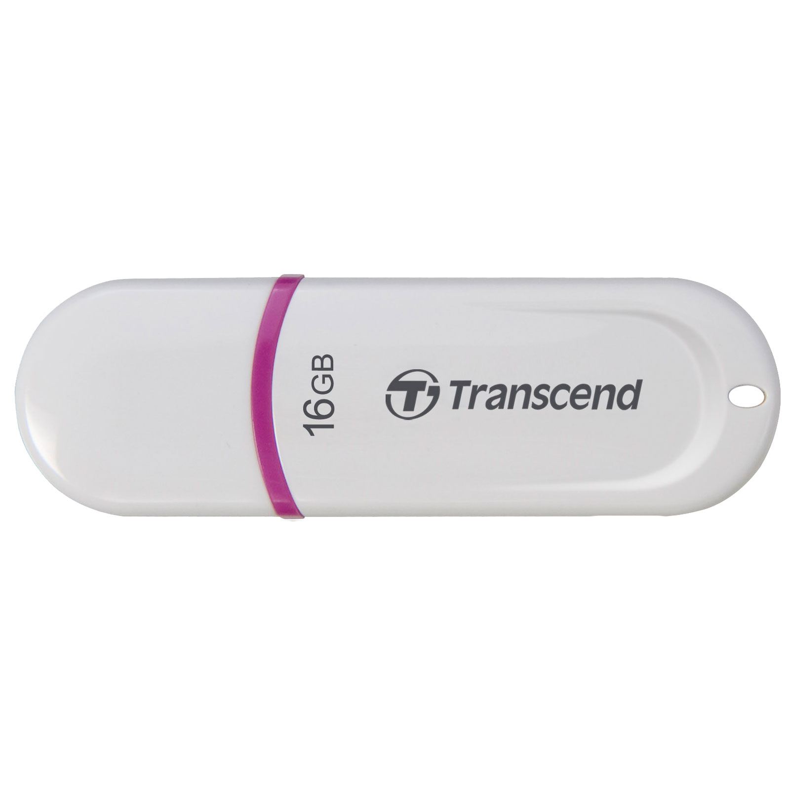 Флеш-пам'ять USB 2.0Flash Drive 16Gb JetFlash 330 моноблок, пластик, корпус біл. TRANSCEND - фото 1