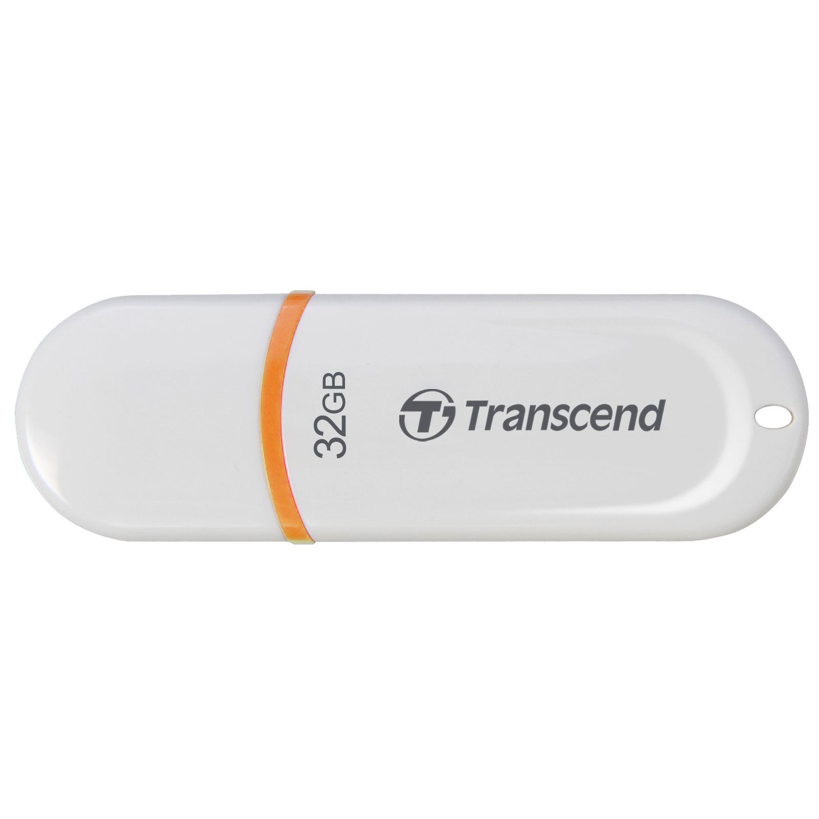 Флеш-пам'ять USB 2.0Flash Drive 32Gb JetFlash 330 моноблок, пластик, корпус біл. TRANSCEND - фото 1