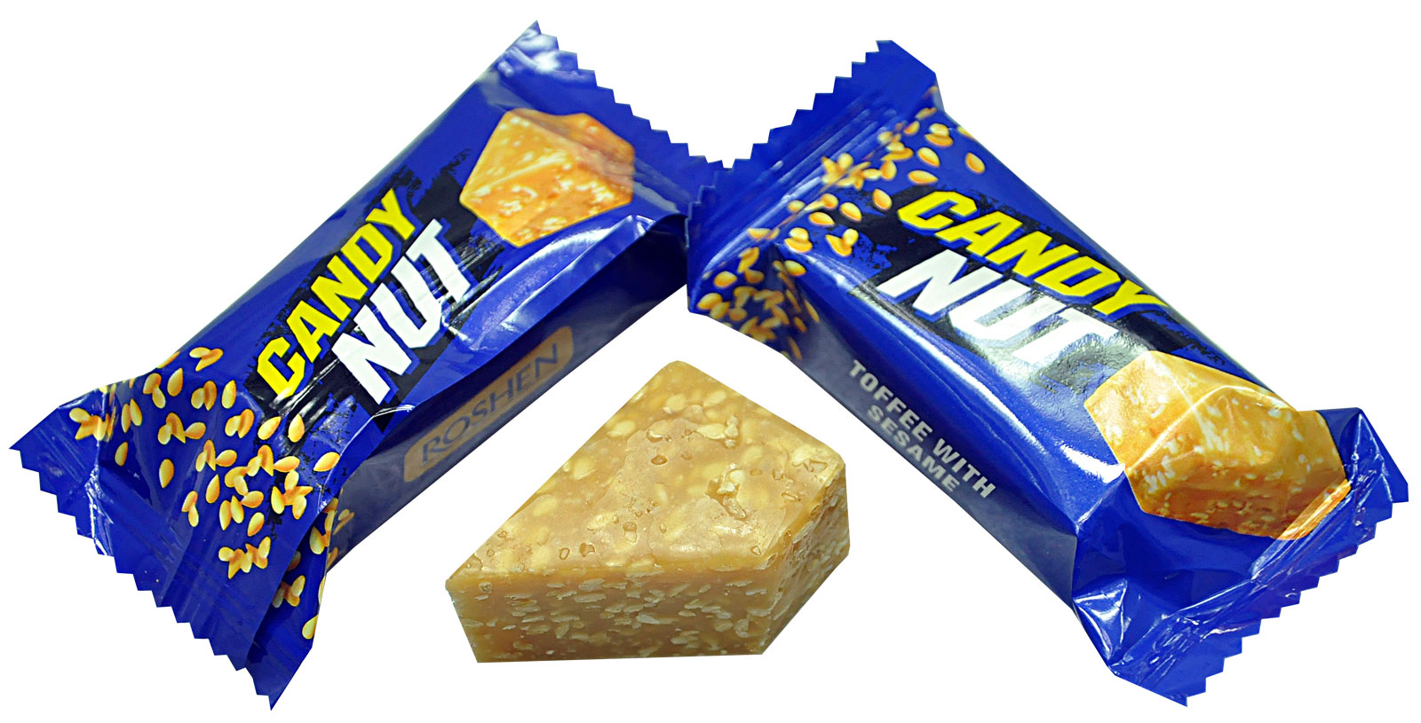 Купити Цукерки Candy Nut тоффі з сезамом 1кг. Roshen в Києві в магазині
