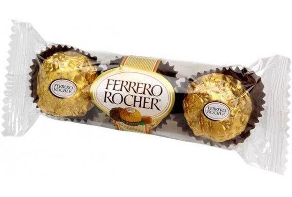 Цукерки Ферреро Роше Т3х16х6, 3шт.-37,5г. Ferrero - фото 1