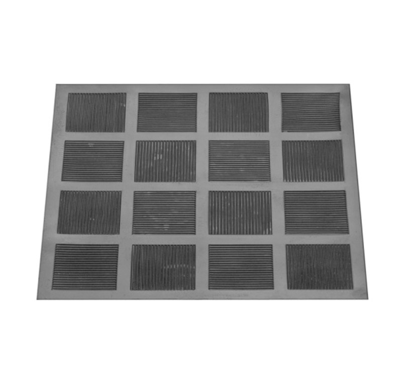 Коврик придверный 50*50см., резиновый, рифленый Китай - фото 1