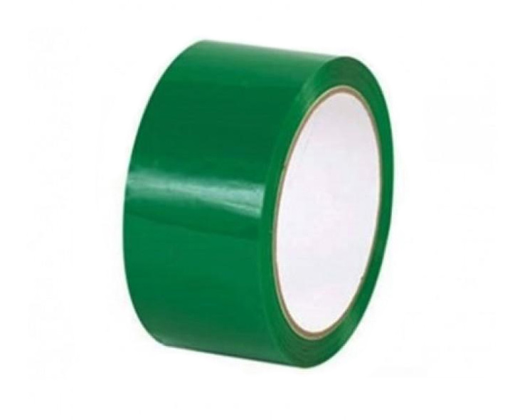 Клейка стрічка пакувальна 48мм.*60м. (66ярд), 45мкм, зелен. Україна - фото 3