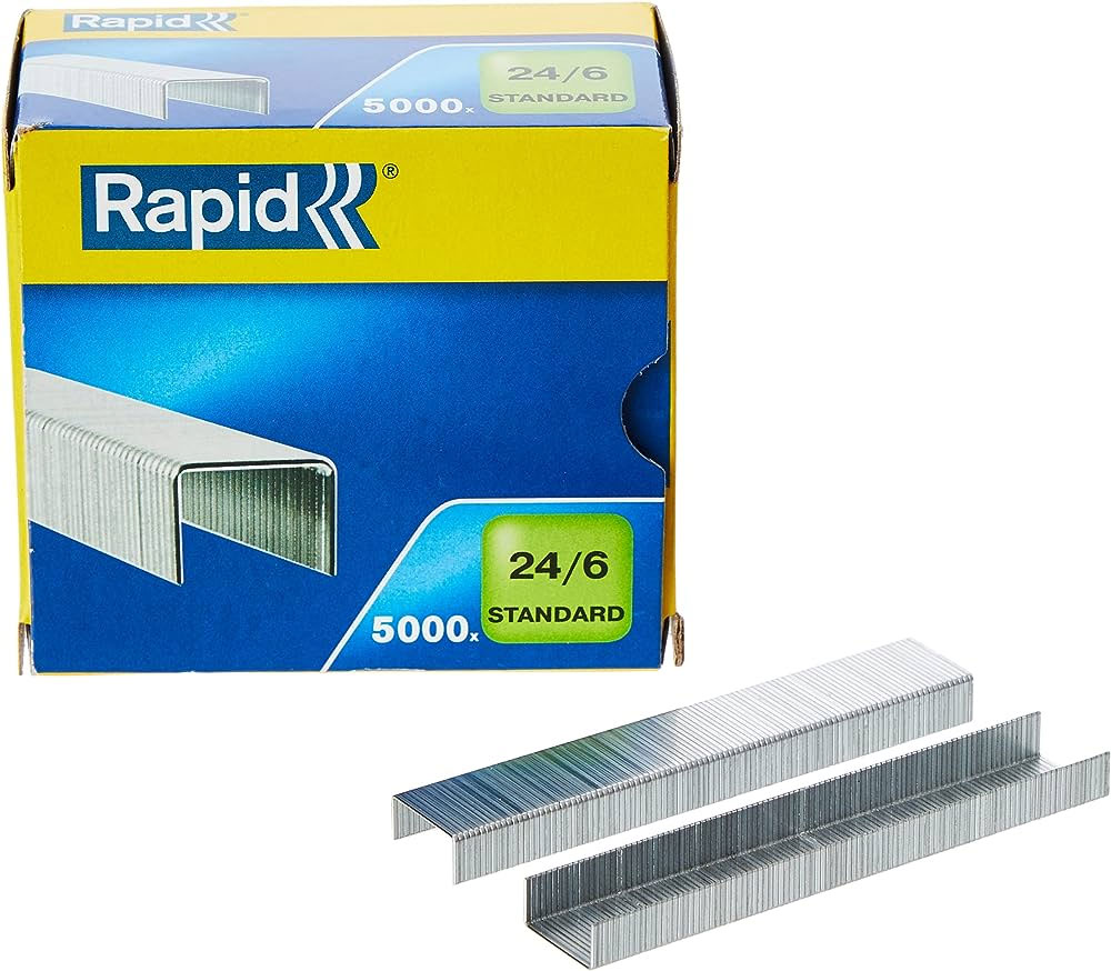 Скоби для степлера 24/6 Standard (5000шт.) Rapid - фото 2