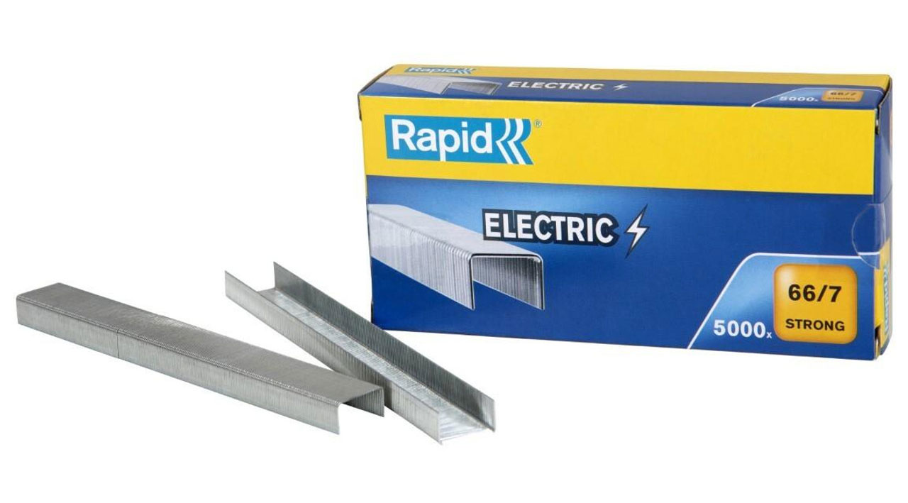 Скобы для степлера 66/7 Strong, 5000шт./уп. Rapid - фото 1