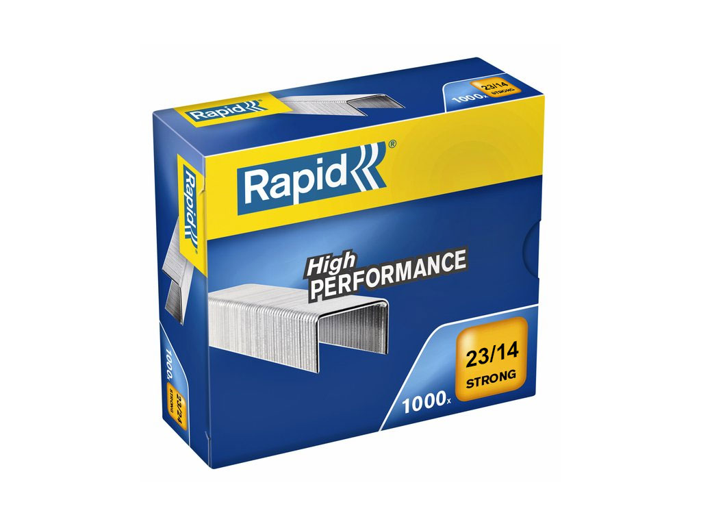 Скоби для степлера 23/14 Strong (1000шт.) Rapid - фото 1