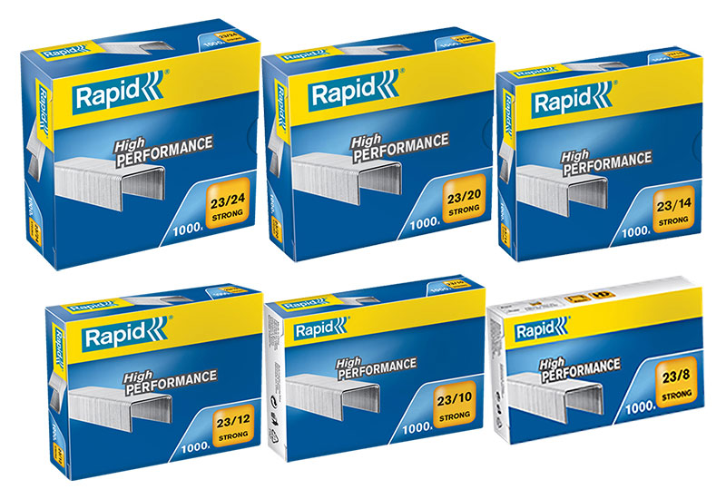 Скоби для степлера 23/17 Strong, 1000шт./уп. Rapid - фото 2