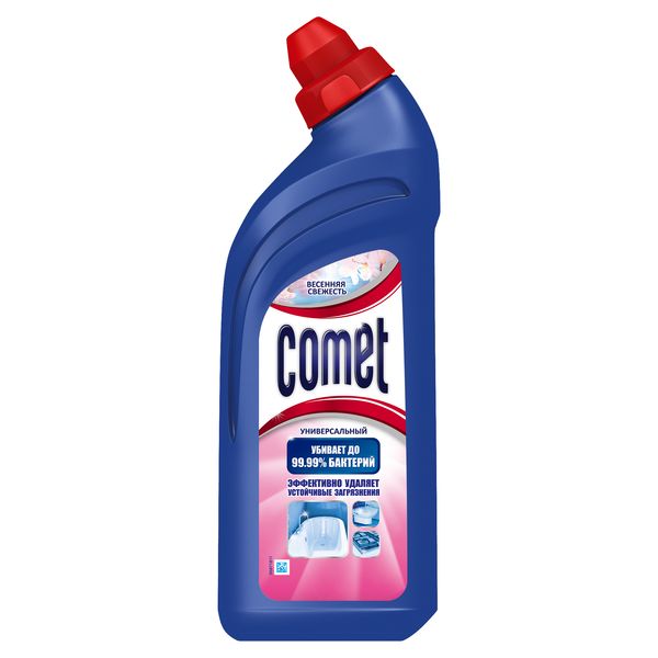 Гель для чистки универсальный 500мл. Весенняя свежесть COMET - фото 1