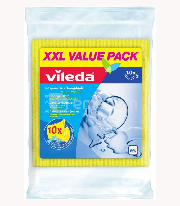 Салфетки влагопоглащающие, 18*20см, 10шт/уп., ассорт. Vileda - фото 3