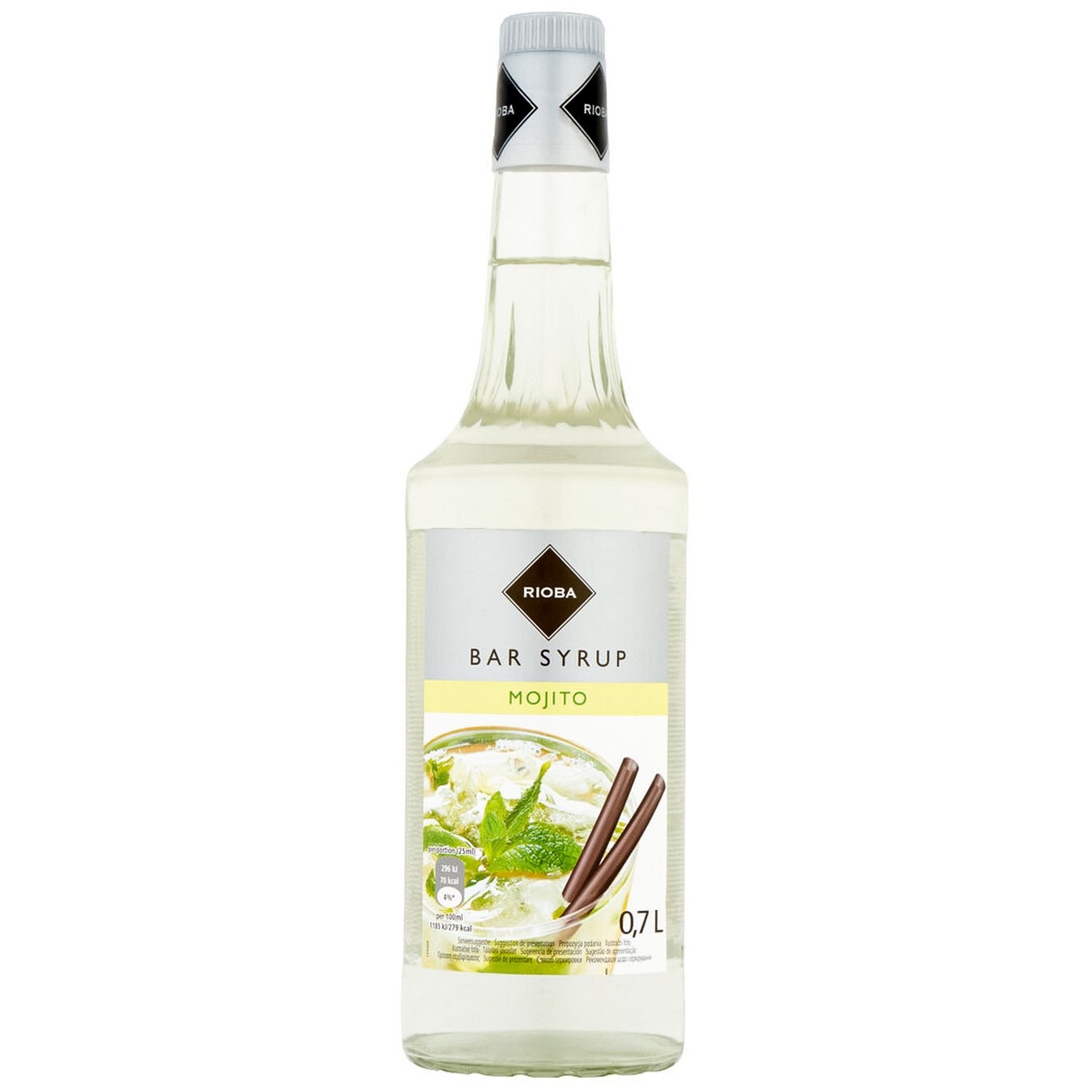 Сироп десертный 0,7л., со вкусом мохито Rioba - фото 1