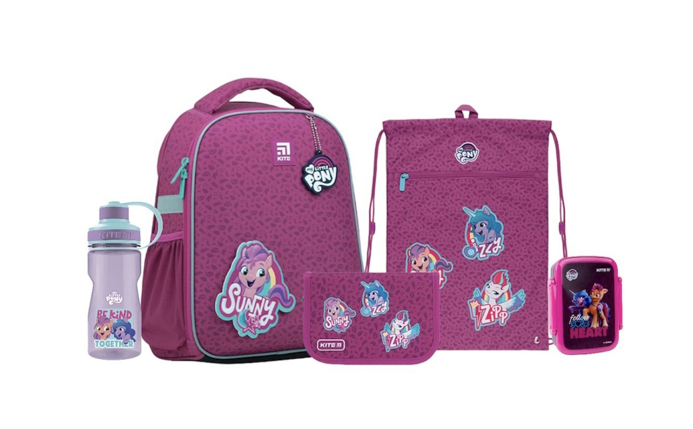 Пляшечка для води Kite 500мл,, My Little Pony, фіолет. Kite — фото 1