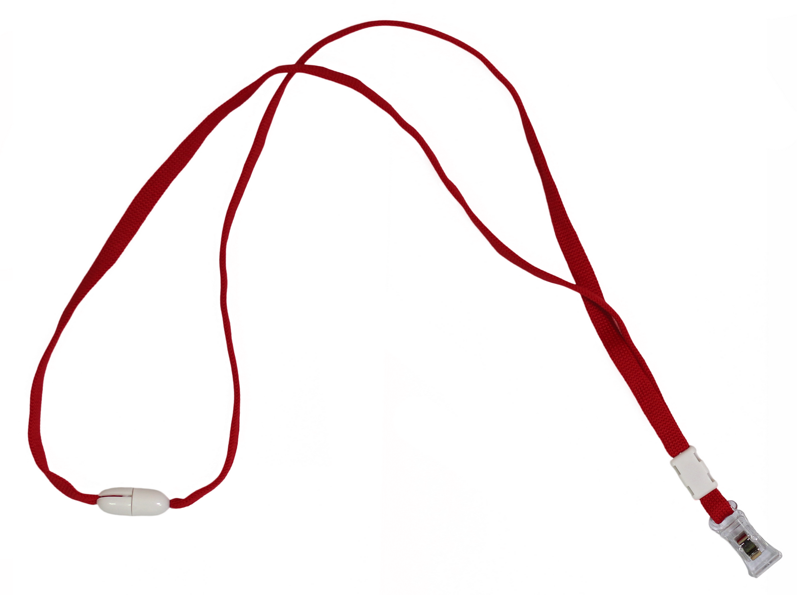 Стрічка для бейджа 45см., черв. Scholz - фото 4