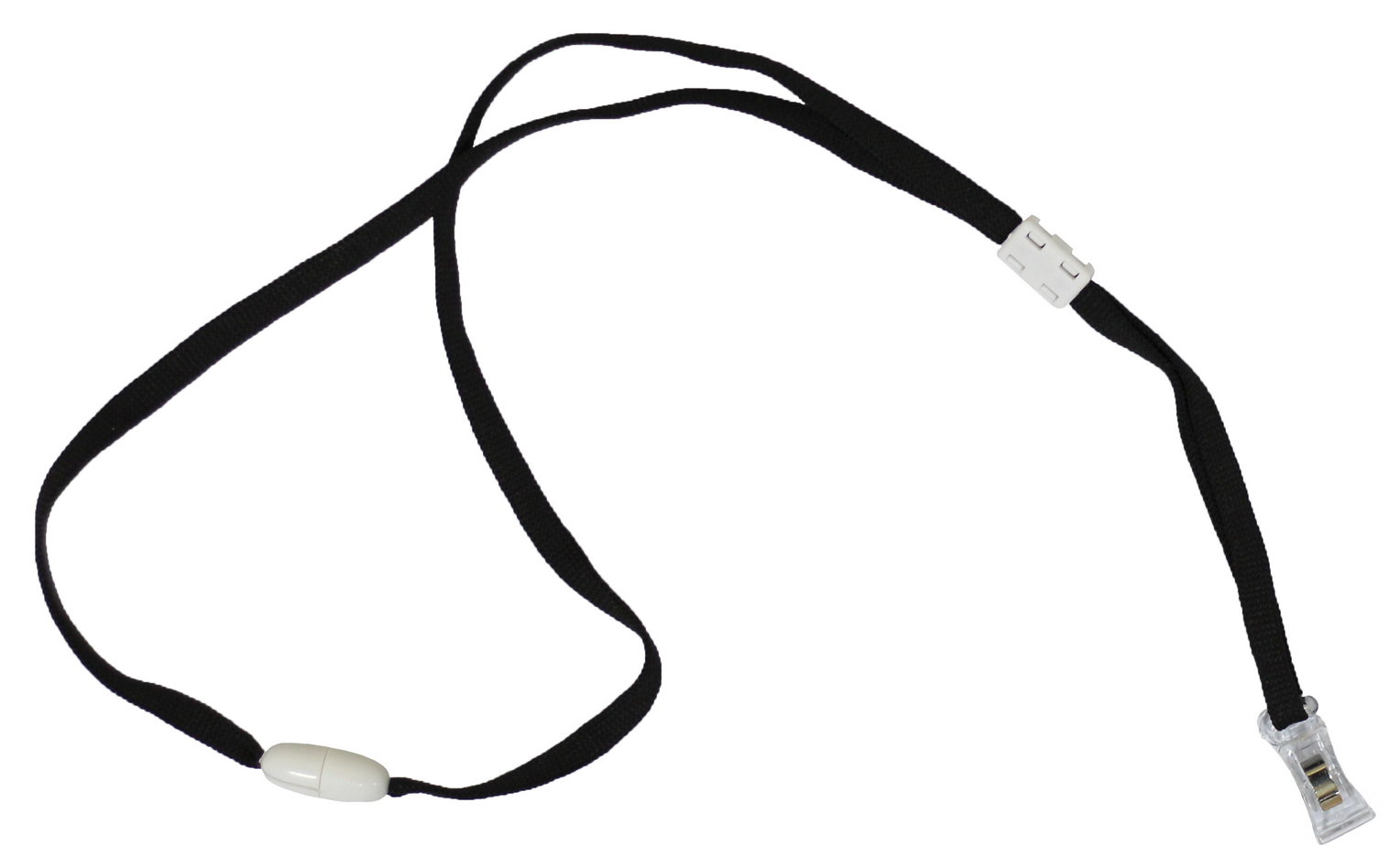 Стрічка для бейджа 45см., чорн. Scholz - фото 4