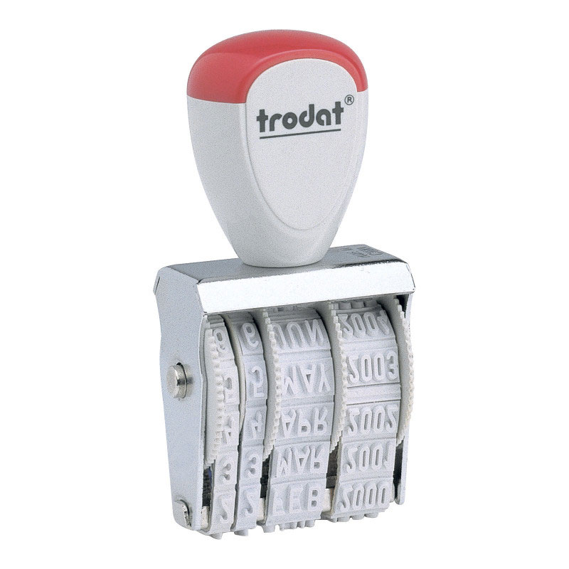 Датер ленточный 4мм., месяц указано прописью на украинском Trodat - фото 1