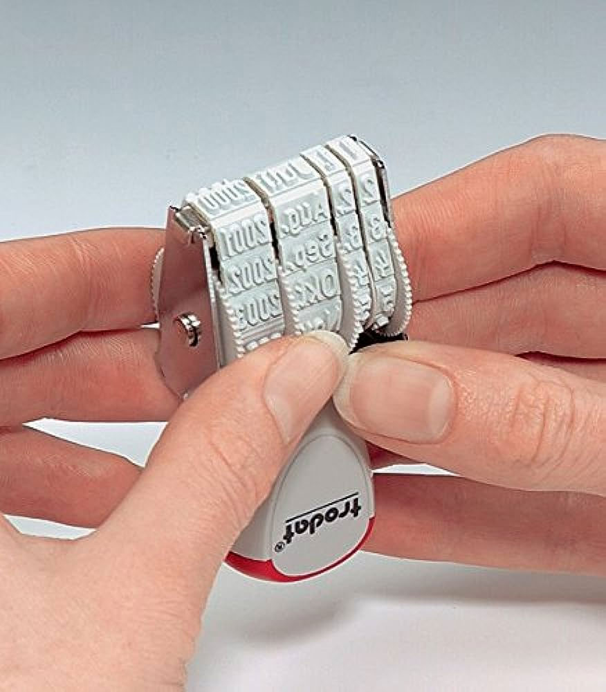 Датер ленточный 4мм., месяц указано прописью на украинском Trodat - фото 2