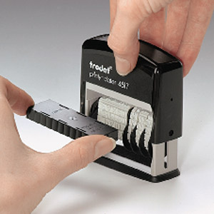 Минидатер с 12 бухгалтерскими терминами 3,8мм., пластик. 4817 Trodat - фото 2