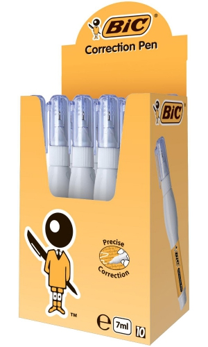 Корректор-ручка 7мл., металлический наконечник Bic - фото 2