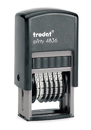 Нумератор 6-разрядный, мини 3,8мм., пластик. 4836 Trodat - фото 1