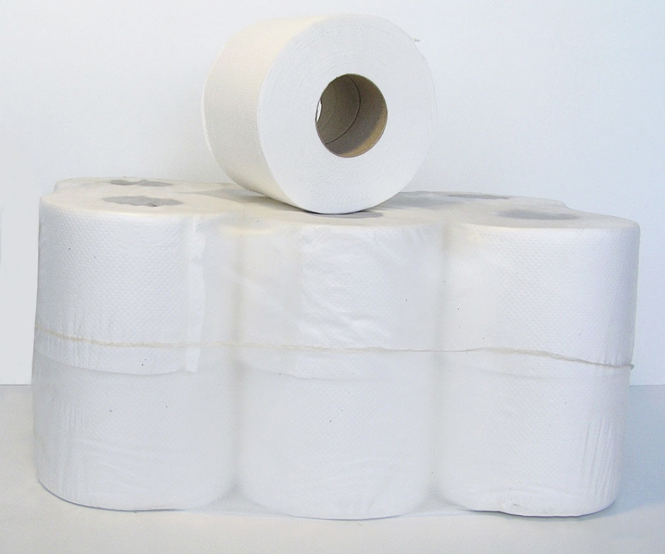 Туалетная бумага Стандарт, 2-х сл., целлюлоза, 60м., 550отр.(9*11см.), 12шт./уп., бел. BIMA - фото 3