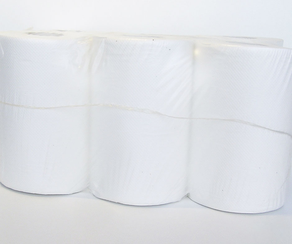 Рушники рулонні Джамбо 2-х сл., целюлоза, 350відр.(19,5*20см.), 70м., діаметр 13см., 6шт./уп., біл. BIMA - фото 2