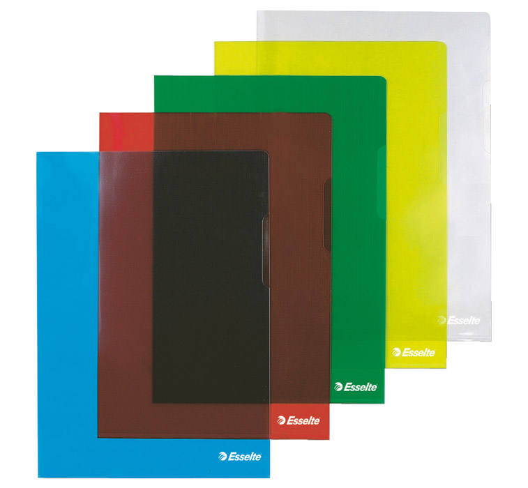 Папка-уголок глянцевая, 150мкм., 25шт./уп., зелен. Esselte - фото 1