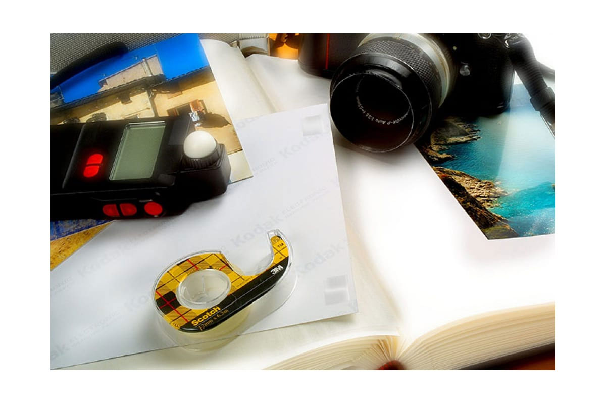 Клейка стрічка SCOTCH двостороння з диспенсером 12мм.*6,3м. 3M - фото 2