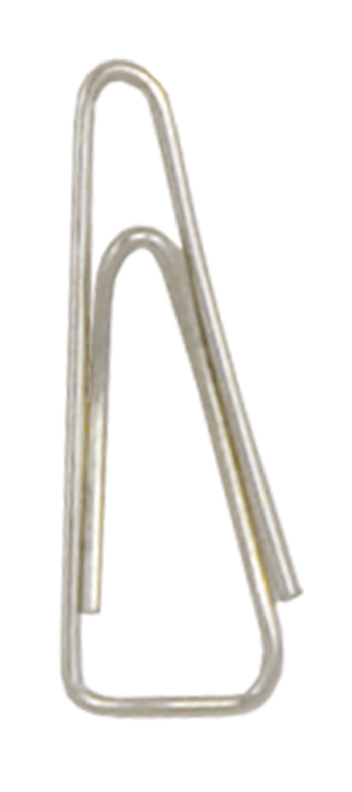 Скріпки нікельовані трикутні, 25мм., 100шт., картон. уп. BuroMax - фото 1