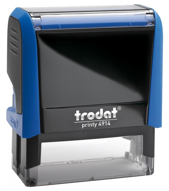 Оснастка для штампа 64х26мм., пластик. 4914, син. Trodat - фото 1