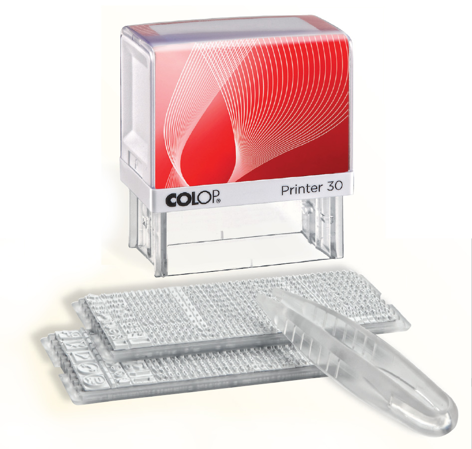 Каса літер 2.5/3.5мм. Typeset, українська Colop - фото 3