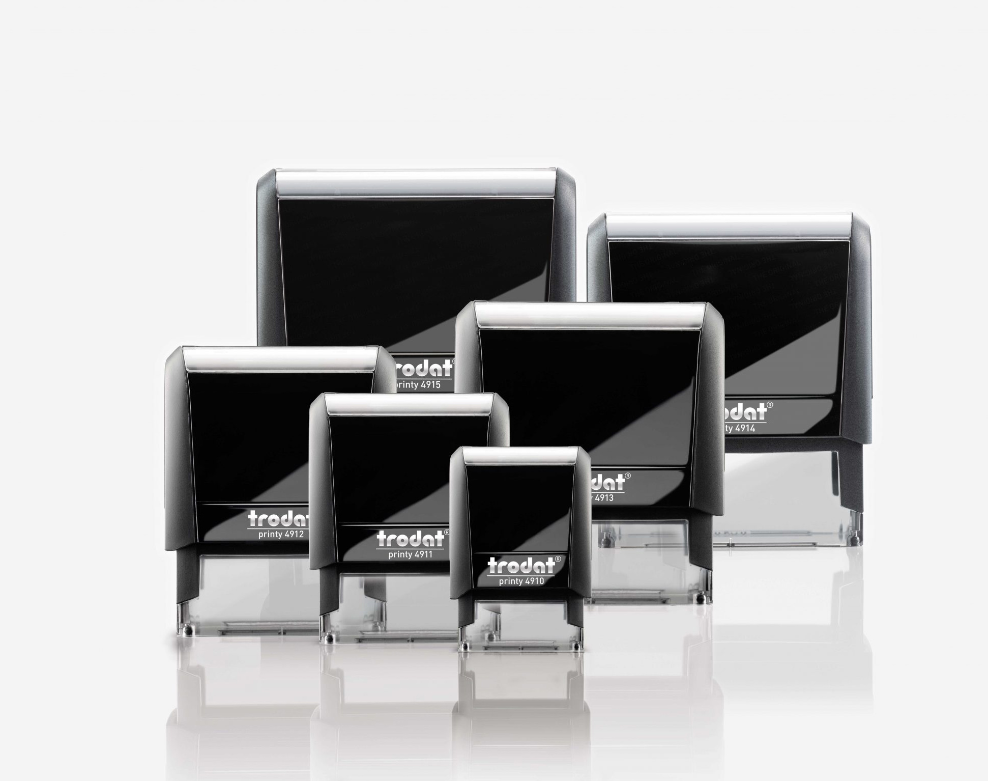 Оснастка для штампа 64х26мм., пластик. 4914, черн. Trodat - фото 2