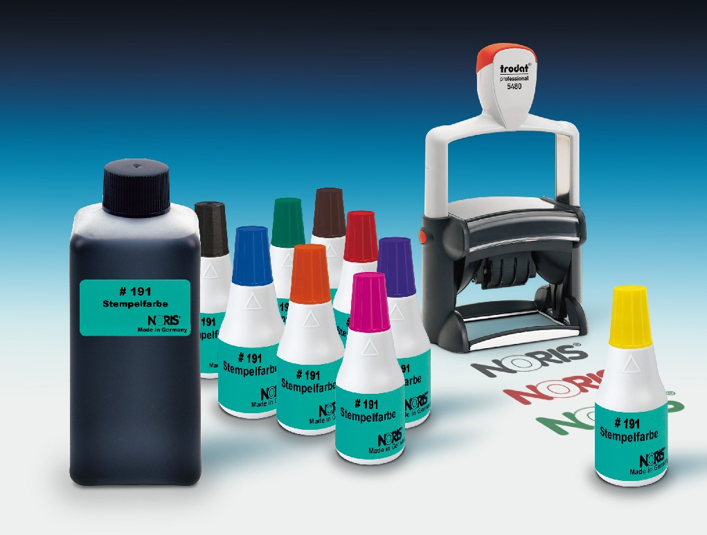 Штемпельная краска быстросохнущая универсальная на спиртовой основе 191, 25мл., фиолет. Noris - фото 2